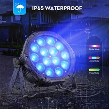 10x RGBW 14LED Par Light Waterproof IP65 210W Outdoor/Indoor Stage Wash Lighting