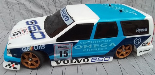 Vintage Tamiya Controlfreax RC Car Volvo 850 BTCC Estate TL01 Touring Rydell - Picture 6 of 15