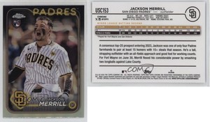 2024 Topps Chrome Update Image Variation SP Jackson Merrill #USC153 Rookie RC