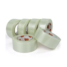 TAPEBEAR Clear Filament Duct Tape 2" x 60Yards, Fiberglass Rein... USA FAST SHIP