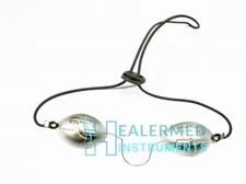 Eye Shield Goggles Stainless Steel Laser Eye Protector Oculera Sclera Protection