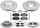 Coated Disc Brake Rotors & Ceramic Pads fits Chevrolet Trailblazer 2021-2025