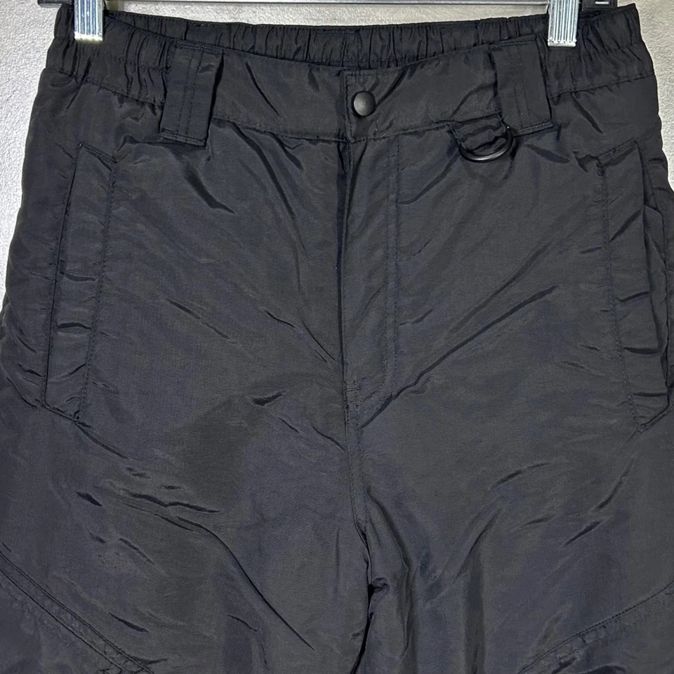 Pantalones de nieve Athletech para niños negros invierno esquí aislados grandes 10/12 Foto 2 de 4