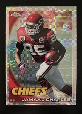 2010🔥Jamaal Charles🔥Topps Chrome X-Fractor #C9 Kansas City Chiefs RB Great