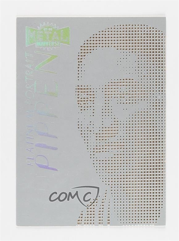 1997-98 Metal Universe Platinum Portrait Scottie Pippen #15PP HOF 17a5