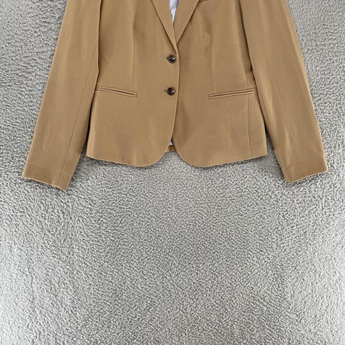 J Crew Schoolboy Blazer Womens Small Office Academia Camel Preppy Old Money - Picture 3 of 12