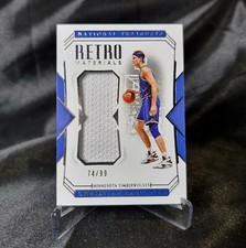 2018-19 Panini National Treasures Retro Materials /99 Christian Laettner #RE-CLT
