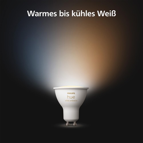 Philips Hue White GU10 LED Spot 1er Pack (400lm), lámpara LED regulable - Imagen 3 de 6