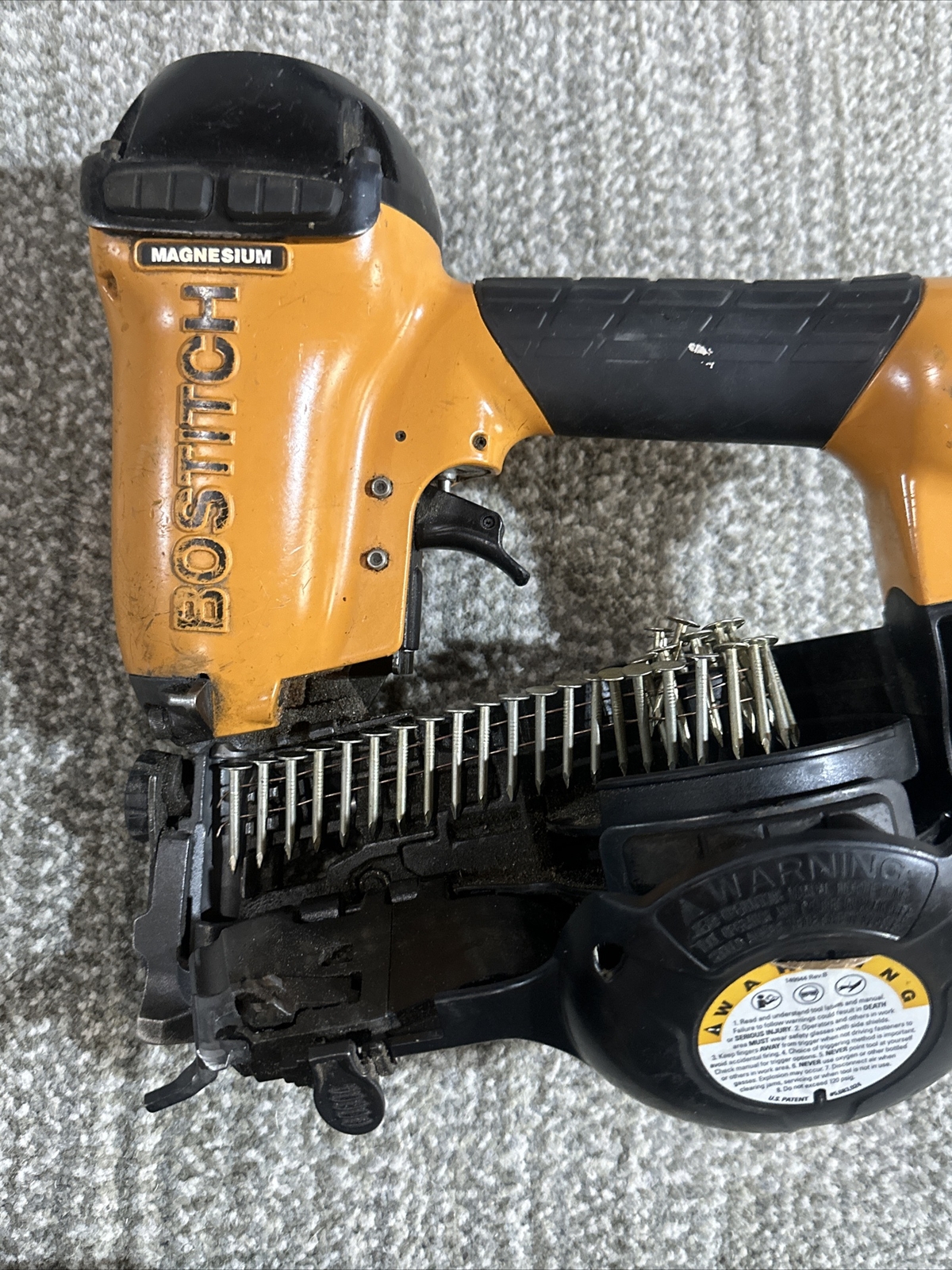 (2) BOSTITCH RN461 Pneumatic Coil Roofing Nailer eBay