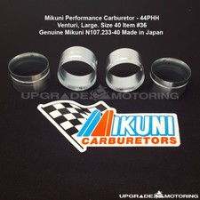 Mikuni 44phh Carb - Venturilarge Size 40 4pc N107.233-40 Datsun 510 2000 Solex