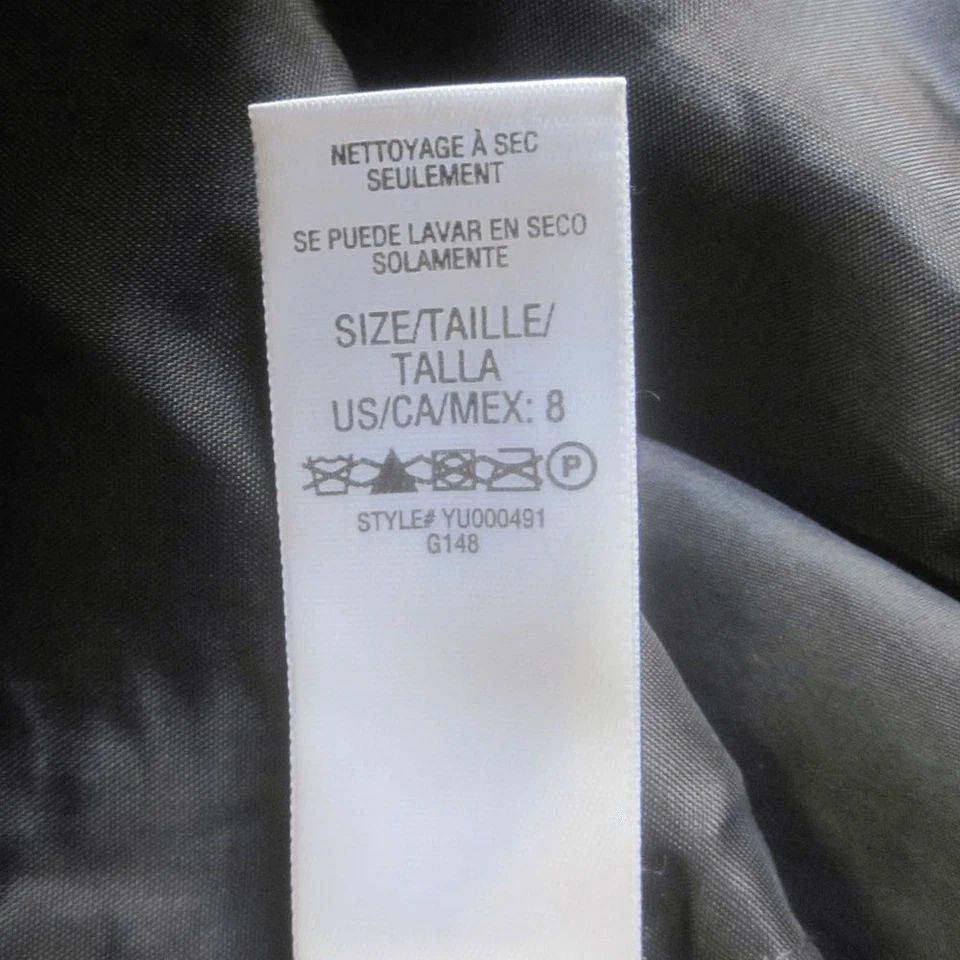 Pantalones Cortos Bird by Juicy Couture Mujer Talla 8 Gris Seda Plisados Tiro Alto Entrepierna 4" Foto 4 de 4