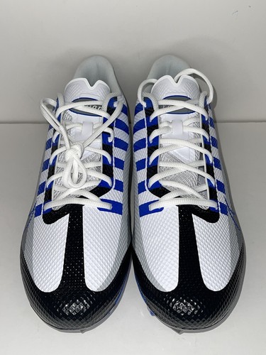 NIKE TEAM ISSUED VAPOR EDGE SPEED 360 AIR MAX ROYAL BLUE WHITE BLACK NEW SIZE 14 - Picture 2 of 6
