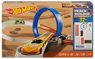 Hot Wheels DPF20 Track Builder System 6 in 1 Bahn Set