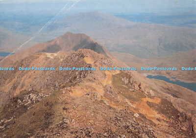 D093814 Snowdon. Gipfel der Krippe Goch mit Blick auf Moel Siabod Richter. C. 4978