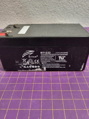 RITAR RT1232 3,2Ah 12V Sealed Acid Battery _1,3_5