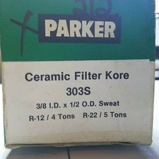PARKER 303S CERAMIC FILTER KORE, 3/8 ID X 1/2 OD SWEAT