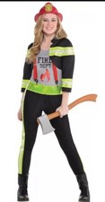 Firefighter Junior Large 11-13 Costume Teen Dress Up Halloween
