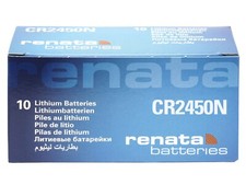 10 units X Renata CR2450N 3V Cell Battery Cell Coin Replace Cr Br DL Ecr Kcr ML