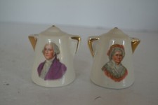 Vintage George Martha Washington Salt and Pepper Shakers President Box6