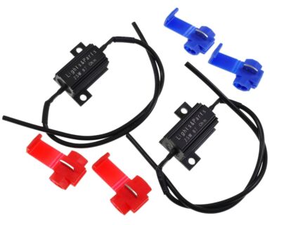 2x Widerstand Can Bus 25 Watt Lastwiderstand LED Tagfahrlicht TFL Blinker 87 Ohm