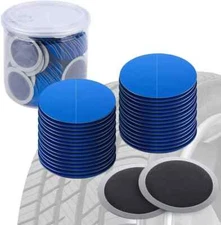 80PCS 58Mm Tire Repair Patch, Tire Patch Kit, Heavy Duty Tire Patches, round Tub