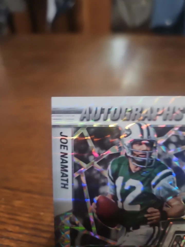 2022 Panini White Mosaic Prizm #AM-JN Joe Namath Auto 7/25 - Image 4 of 4
