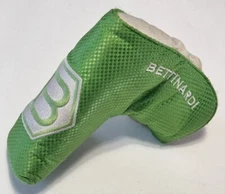 *Bettinardi Studio Milled In USA Lime Green Blade Putter Cover, Good Condition