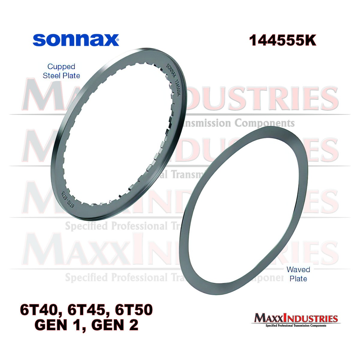 Sonnax 144555K Drum Saver Kit For 6T40 6T45 6T50 Gen 1 Gen 2 3-5-R