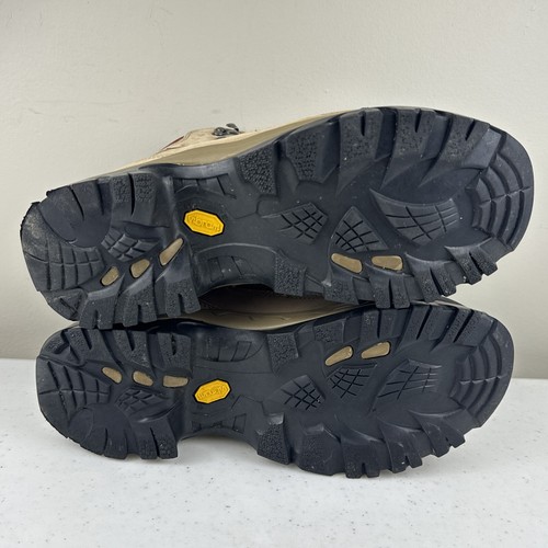 LL BEAN Women's Hiking Boots Tan Red Vibram Waterproof GoreTex Size 7.5 M *READ* - Picture 9 of 18
