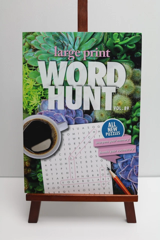 PAPP Large Print Word Hunt Puzzle Books - You pick & we ship! - Loads of FUN - - Image 2 of 4