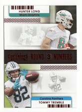 Hunter Long/Tommy Tremble RN-HLO 2021 Contenders Round Numbers NC Tar Heels Card