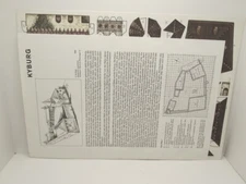 KYBURG CASTLE Zurich Switzerland Paper Model Kit 1:250 Scale 1969 Edition Unused