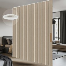 100 Blackout Room Divider Curtains Ceiling Curtain Track Sets Blackout Curta...