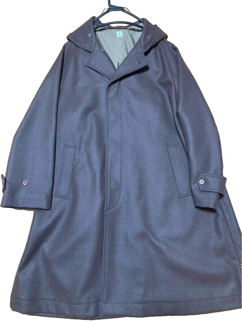 ジャケット・アウター 20AW KAPTAIN SUNSHINE Hoody Field Coat KAPTAIN SUNSHINE Hoody Field Coat Size 38 Navy 100% Wool Made in