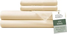 Hotel Sheets Direct 100 Viscose Derived from Bamboo Sheets King Size - Cooling