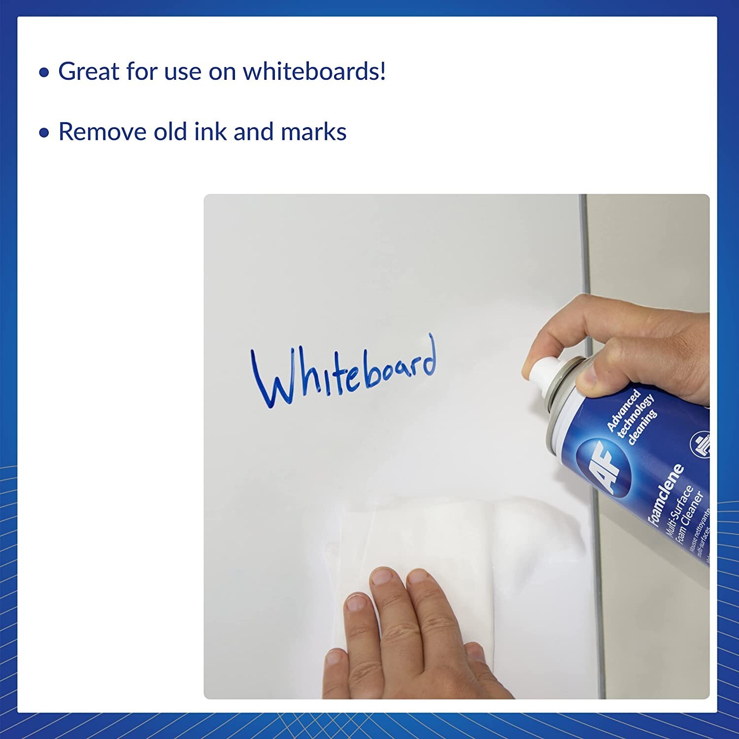 AF Foamclene AntiStatic Foaming Cleaner Spray for Surfaces, Desks