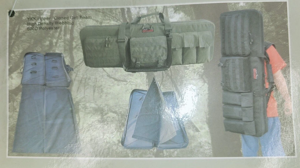 New Explorer Large 42" Soft Carry Case W/ Shooting Mat, Olive Drab *mocinc.1982* - Image 4 of 4
