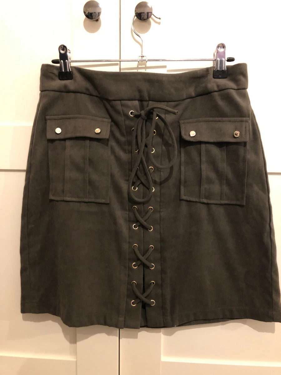 Button up clearance skirt with tights