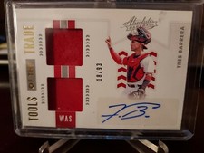 2020 Absolute Tools of the Trade Swatch Signatures #18/93 Tres Barrera Auto