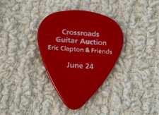 ERIC CLAPTON GUITAR PICK CHRISTIE'S CROSSROADS GUITAR AUCTION & FRIENDS JUNE 24