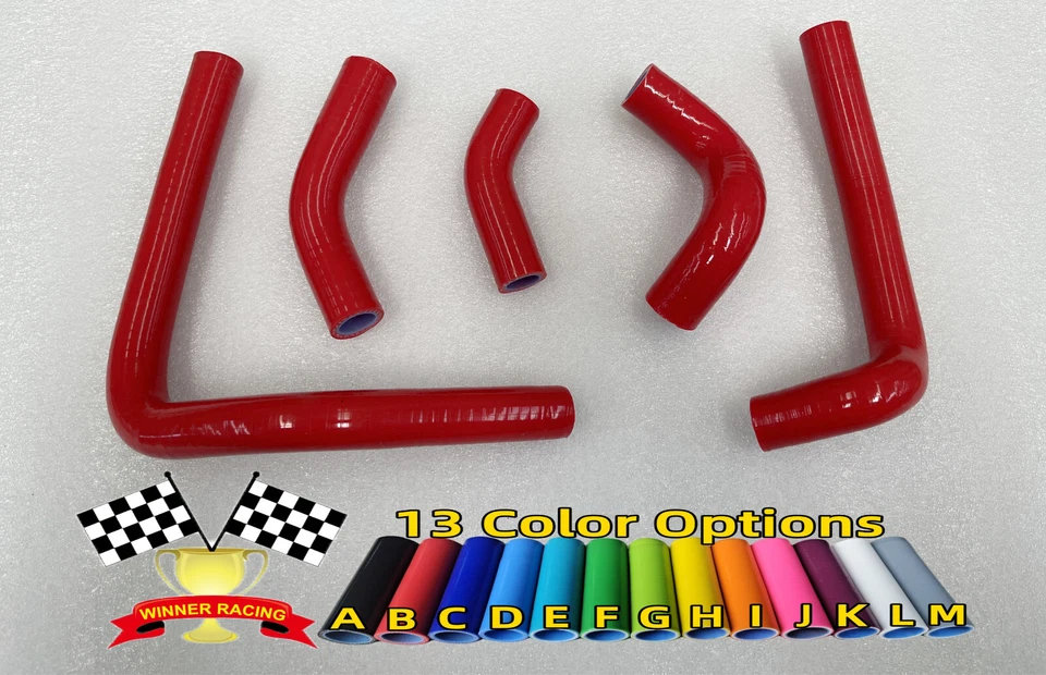 Radiador de aluminio y mangueras de silicona Fit Honda CR250R CR250 2002 2003 2004 Foto 3 de 4