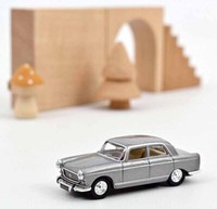 474449 Norev 1:87 Peugeot 404 1968 Grey Metallic