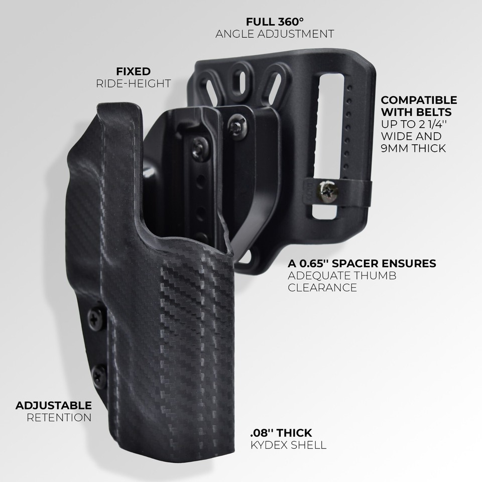 OWB Quick Release Belt Loop Holster fits Sig Sauer P365 X-MACRO w/ TLR ...