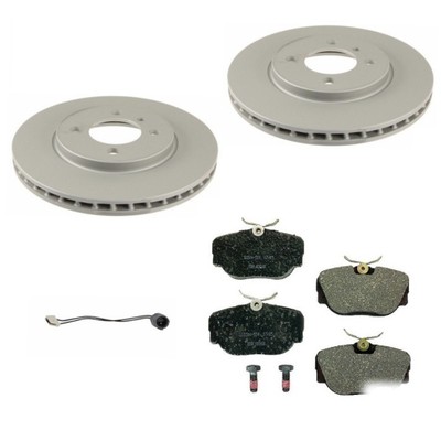 Front and Rear Brake Rotors Ceramic Pads For E30 318i 318is 325e 325es 325 325i