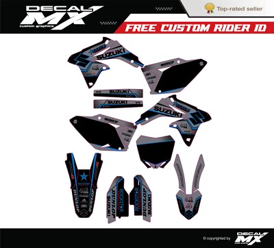 Fits Suzuki RMZ 450 (2008 to 2017) graphic kit decal stickers rm450r racing