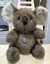 Vintage Dakin Koala Bear Stuffed Animal Plush Toy Excellent Condition 14  Seated