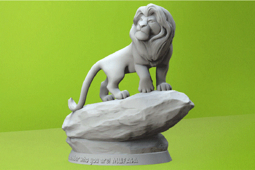 The Lion King 3D Printing Unpainted Figure Model GK Blank Kit New Toy In Stock - Picture 3 of 7