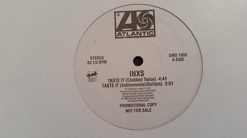 12" LP US Vinyl INXS - Taste it Single PROMO - Picture 1 of 5