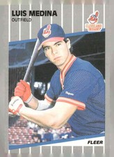 1989 Fleer #411 Luis Medina