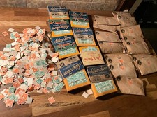 New Zealand KGVI definitive 1d Green, + 2d orange 50,000+ stamps huge lot